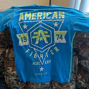 American fighter tshirt